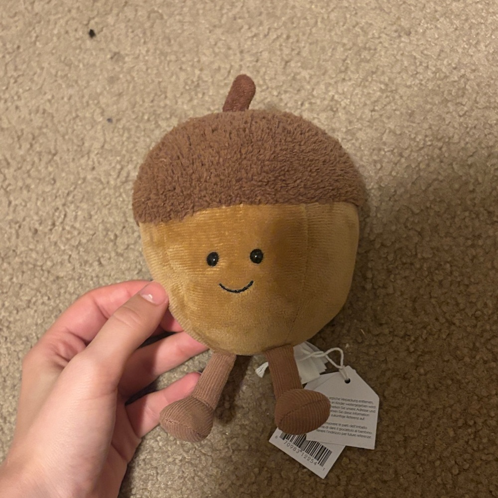 Jellycat Brown Acorn Stuffed Animal
